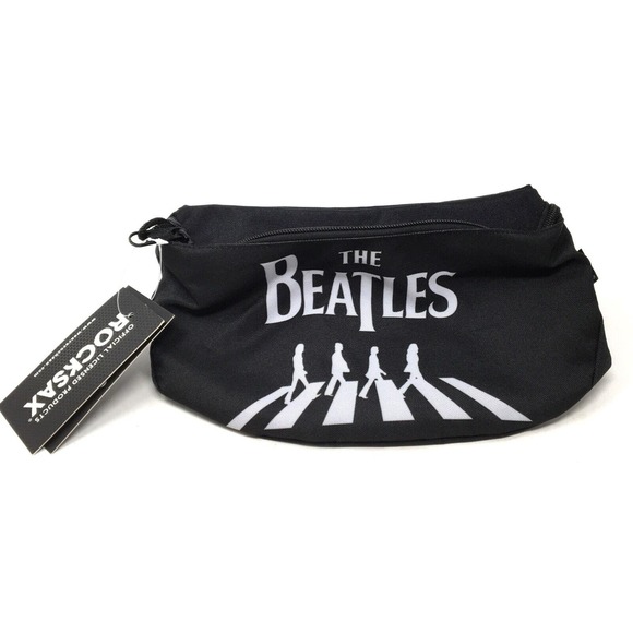 Rocksax Other - Rocksax The Beatles Bum Bag Abbey Road Black & White Belt Bag Fanny Pack